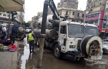 انفجار ماسورة مياه