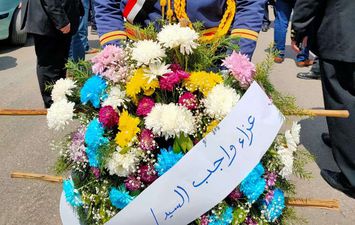 جنازة الشهيد المقدم محمد الحوفي 
