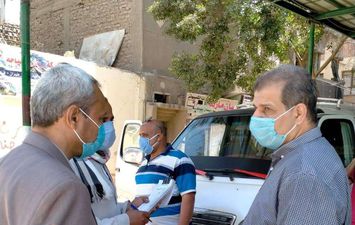 حملة تطهير وتعقيم بمركز البداري بأسيوط