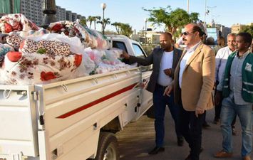 محافظ اسوان يرسل مساعدات للسودانيين 