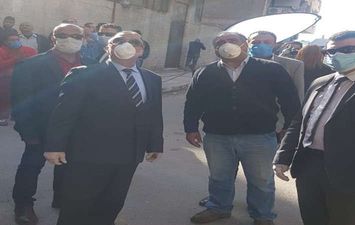 محافظ الإسكندرية يشهد حملة إزالة للبناء المخالف بالمنتزه 