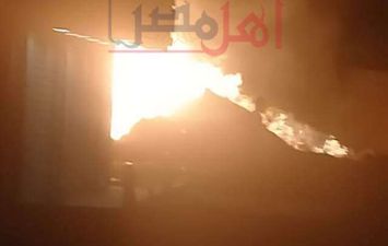 انفجار ماسورة الغاز في حلمية الزيتون 