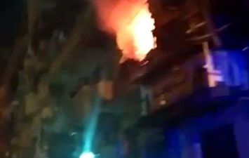 حريق داخل شقة سكنية بالإسكندرية