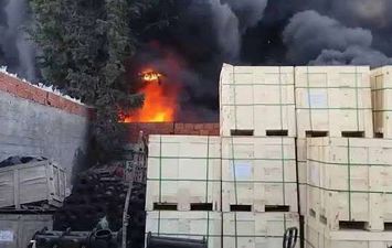 من موقع الحريق