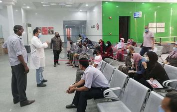 المتعافين من فيروس كورونا بمستشفى حميات الأقصر 