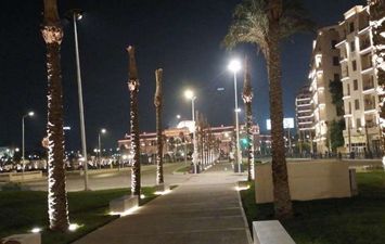تشغيل الإضاءة لمشروع تطوير ميدان التحرير