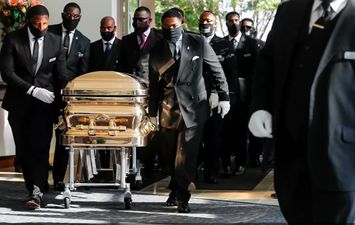 جنازة جورج فلويد في هيوستن (REUTERS )