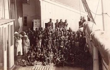 صورة حقيقية لسوق العبيد في مكة