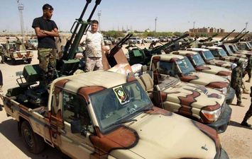 قوة من الجيش الوطني الليبي