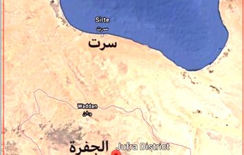 محور سرت الجفرة الليبي
