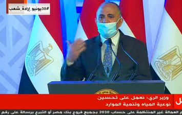 وزير الري في افتتاح مشروعات تطوير شرق القاهرة 