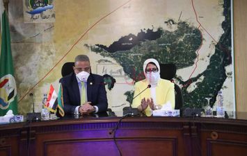 وزيرة الصحة: انخفاض نسب الإصابات بفيروس كورونا بمحافظة الفيوم