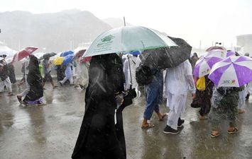 أمطار غزيرة في مكة 