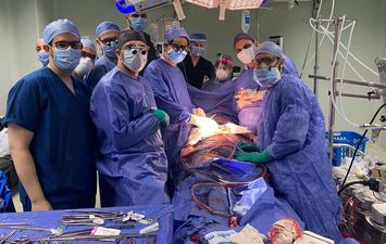 اطباء مستشفى جامعة المنوفية يتمكنون من إنقاذ مريضة تعانى من إنشطار الشريان الاورطي  