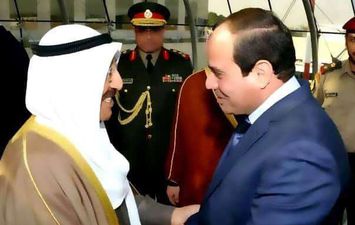 الرئيس السيسي وأمير الكويت