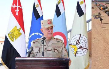  رئيس الأركان يشهد إجراءات الإستعداد القتالي لعناصر القوات المسلحة على الإتجاه الإستراتيجي الغربي  