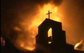 حريق هائل بكنيسة &quot;دم المسيح&quot; إثر هجوم بقنبلة في نيكاراجوا 