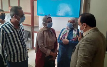 تفعيل خدمة  فحص (PCR) بمستشفى الحميات في بورسعيد
