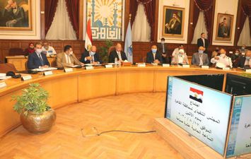اجتماع مجلس التتفيذي بمحافظة القاهرة