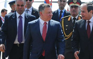 الرئيس السيسي والعاهل الأردني الملك عبدالله الثاني 