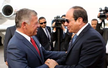 الرئيس السيسي وملك الأردن عبد الله الثاني 