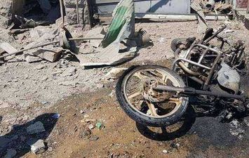انفجار دراجة نارية في بلدة رأس العين في الحسكة السورية