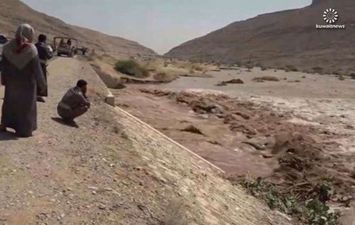 انهيار سد الرونة اليمني