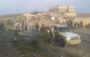 تفجير مبنى المركز الصحي التابع للطبيب مظهر اليوسفي في مديرية الصومعة