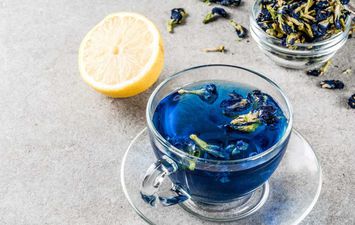 الشاي الازرق