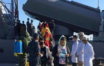 البحرية المصرية تنقذ مركبا تركيا على متنه 57 شخصا
