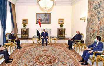 الرئيس السيسي يستقبل وزير خارجية الاردن