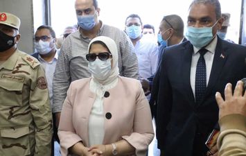 وزيرة الصحة تتفقد وحدة طب أسرة وداي تال بجنوب سيناء