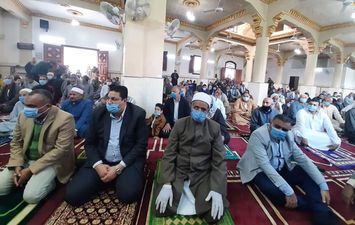 افتتاح مسجد الرحمة بقرية شريف باشا 