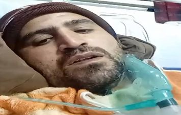 أحد مرضى كورونا بمستشفى صدر دمنهور يستيغث بسبب نقص الأكسجين