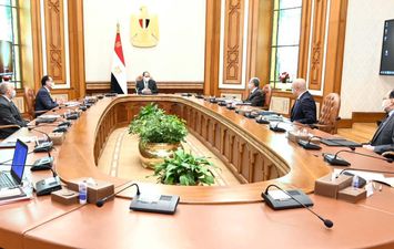 اجتماع الرئيس السيسي بالوزراء من أجل مشروع تطوير الريف المصري