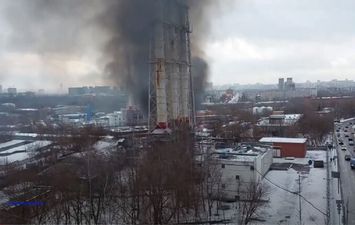 اندلاع حريق هائل شمال غربي العاصمة الروسية