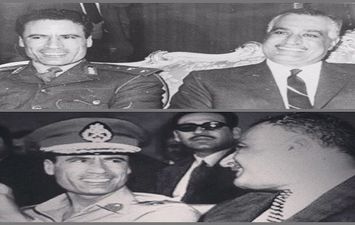 جمال عبد الناصر والقذافي
