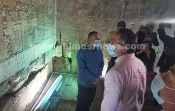 وزير الآثار يفتتح معبد إيزيس