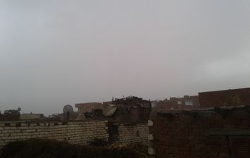 برق ورعد وأمطار غزيرة في بني سويف
