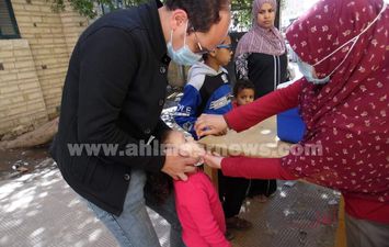 تطعيم شلل الاطفال في أسوان 