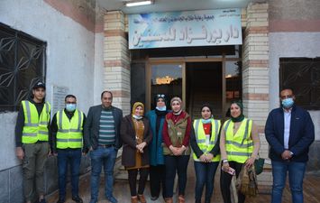 مجلس الشباب المصري ببورسعيد يجري أعمال صيانة دار المسنين