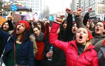 احتجاجات يوم المرأة العالمي