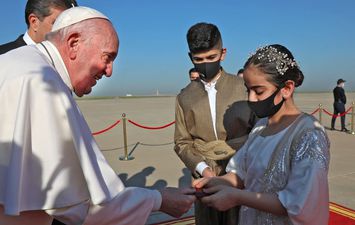 البابا فرانسيس يزور أخر مكان في العراق