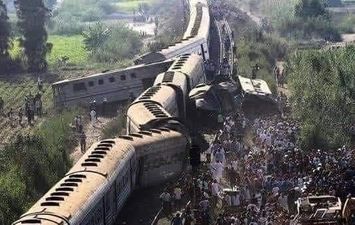 حادث قطار سوهاج اليوم 