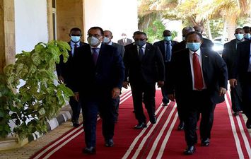 رئيسا وزراء مصر والسودان