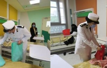 الداخلية تُشارك الأطفال المرضى بالمستشفيات الإحتفال بشهر رمضان وتوزيع الهدايا وملابس العيد