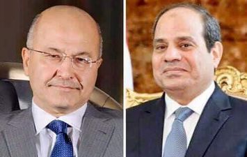 الرئيس السيسي ونظيره العراقي 