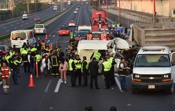 حادث تصادم مروع بالطريق السريع بالمكسيك