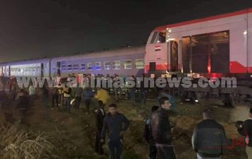  حادث قطار منيا القمح بالشرقية 