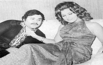  ليلى طاهر مع زوجها خالد الأمير